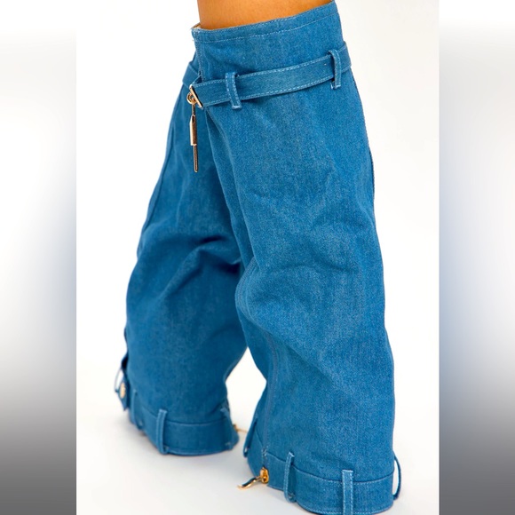 Denim boots - Picture 2 of 4